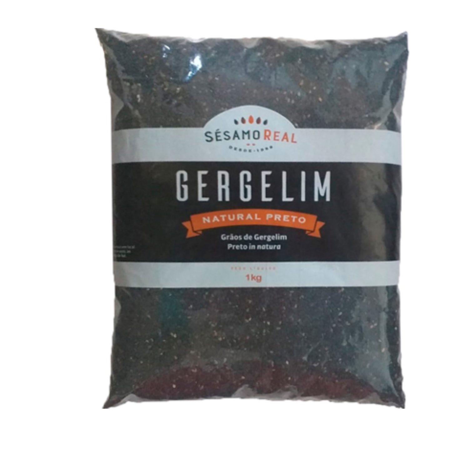 Gergelim Preto Natural - 1kg