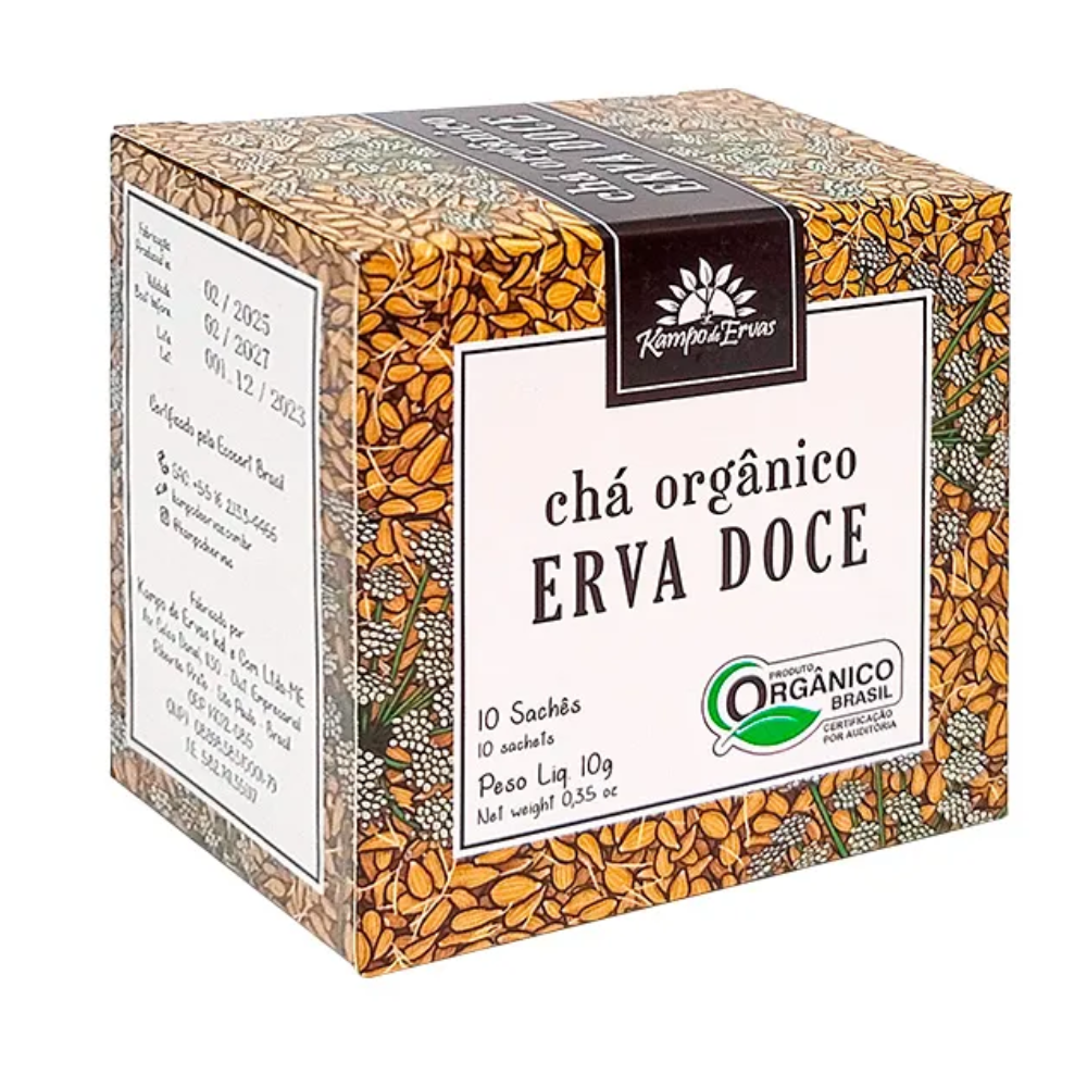 Chá Orgânico Erva Doce 