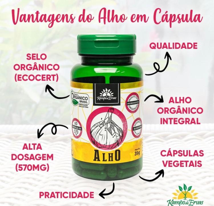 Alho Orgânico Cápsulas
