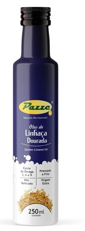 Óleo de Linhaça Dourada Extra-Virgem Pazze 250 ml – Zona