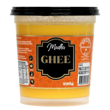 Manteiga Ghee Tradicional - 400g  - Madhu