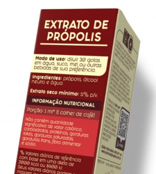 Extrato de Própolis  Com Álcool - 30ml