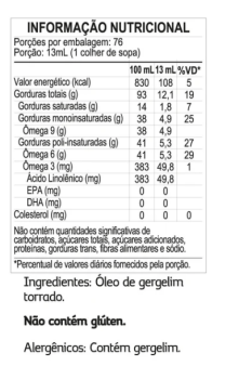 Óleo de Gergelim  Torrado 1L