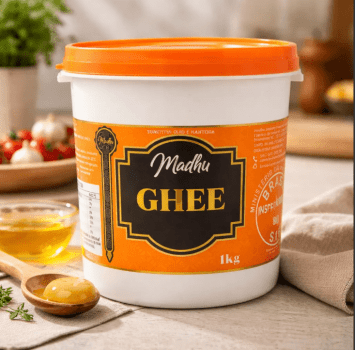 Manteiga Ghee Tradicional - 1kg- Madhu