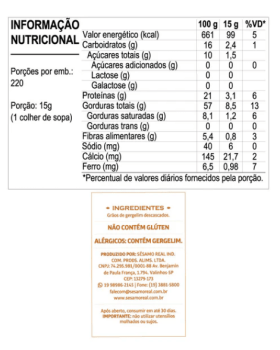 Tahine Tradicional 3,3Kg