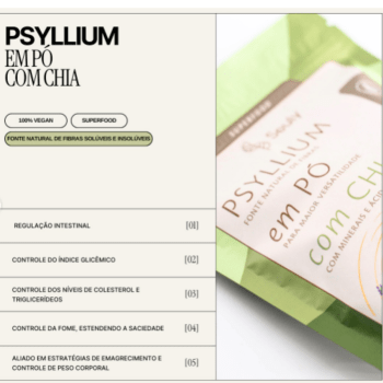 Psyllium em Pó com Chia 