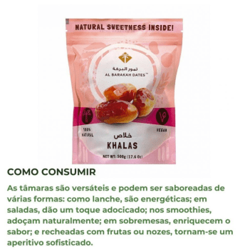Tâmaras 500g