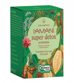  Chá Orgânico Boa Digestão  + Super Detox Iamaní 
