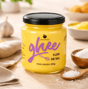 Manteiga Ghee com Flor de Sal - 200g