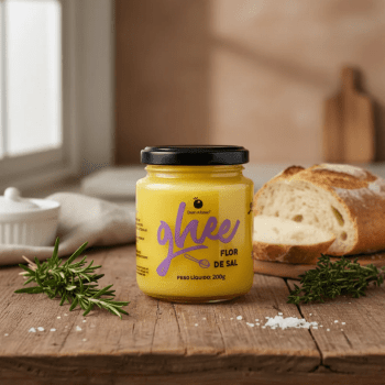 Manteiga Ghee com Flor de Sal - 200g